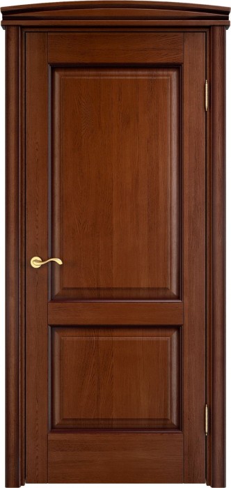 Двери в интерьере - Дверь ПМЦ массив дуба Д13 коньяк с патиной, глухая