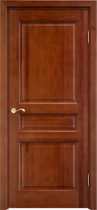 Двери в интерьере - Дверь Итальянская Легенда массив сосны 5ш коньяк, глухая