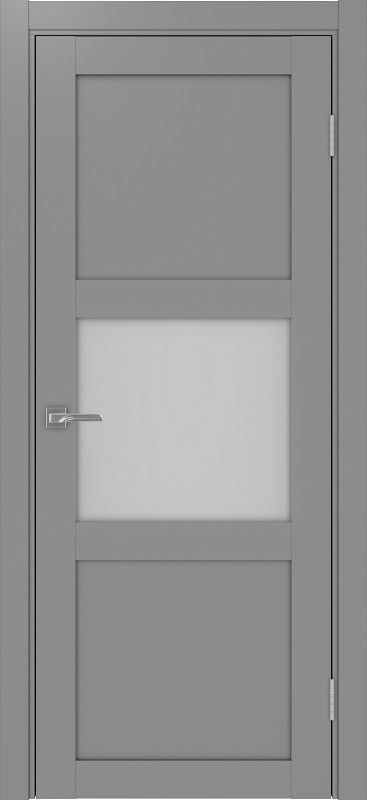 Двери в интерьере - Дверь Эко 530.121 серый, сатинат