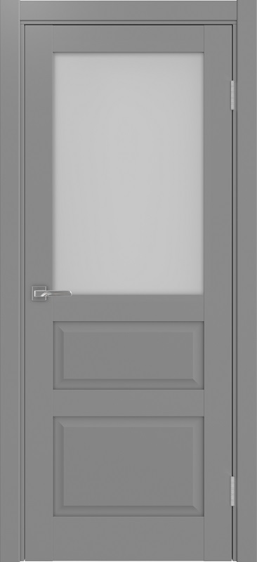 Двери в интерьере - Дверь Эко 631.211 ОФ3 серый, сатинат