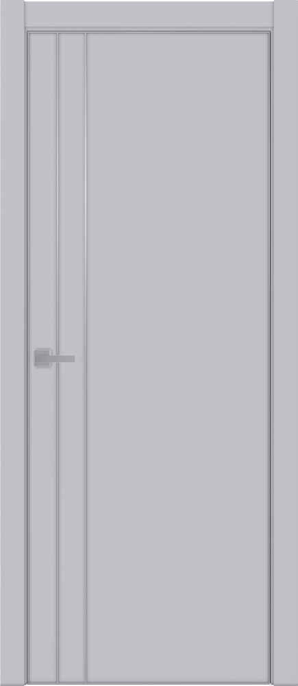 Двери в интерьере - Дверь ДР Tamburat 4105 манхеттен AL кромка, молдинг AL, глухая