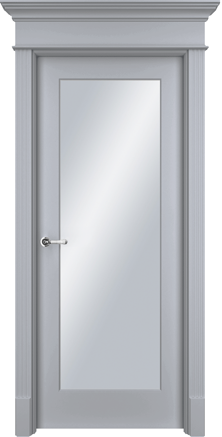 Двери в интерьере - Дверь Нфс эмаль RAL 7047, сатинат