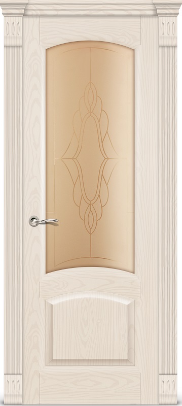 Двери в интерьере - Дверь Ситидорс Александрит ясень крем, остекленная