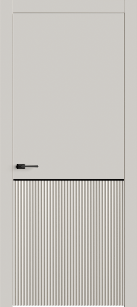 Двери в интерьере - Дверь Линнея-8М эмаль латте, глухая
