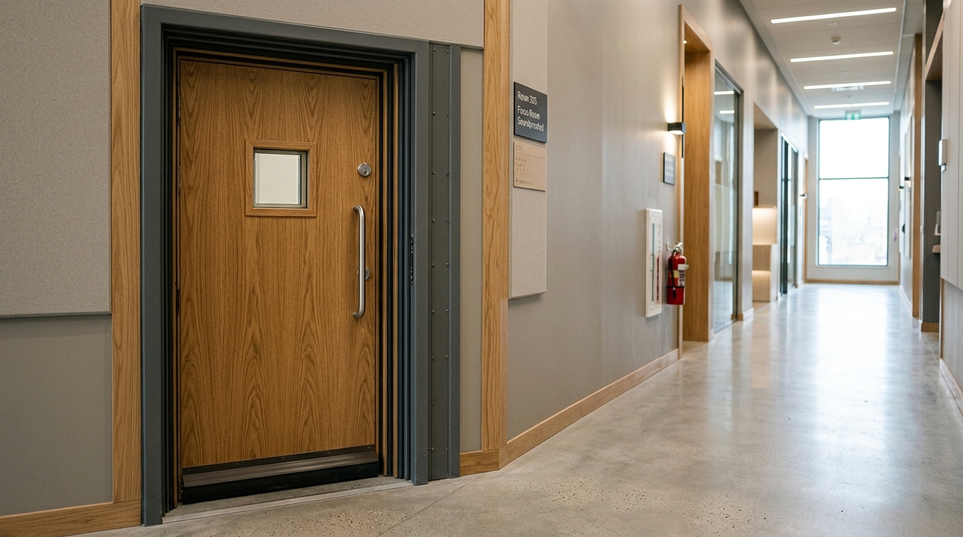 Статья: Эффективная звукоизоляция дверей для гостиниц офисов и клиник