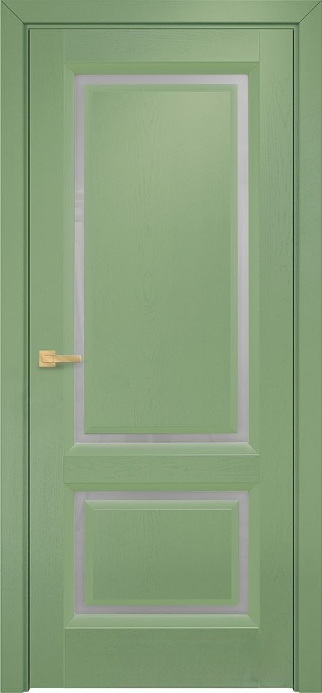 Двери в интерьере - Дверь Оникс Бристоль эмаль RAL 6021 по шпону ясеня