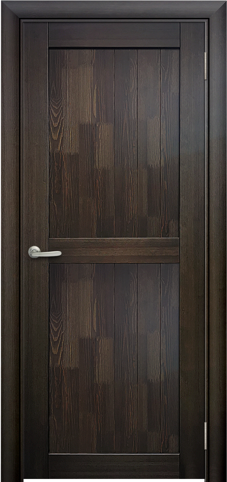 Двери в интерьере - Дверь Берест массив сосны Монтана 2 дуб, глухая