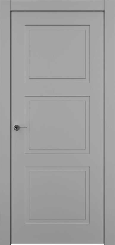 Двери в интерьере - Дверь Классика-33 эмаль серая, глухая