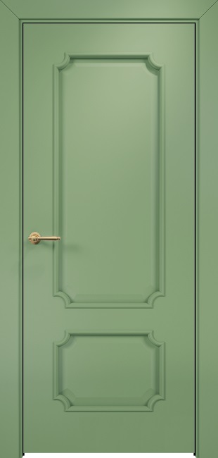 Двери в интерьере - Дверь Оникс Палермо эмаль RAL 6021, глухая