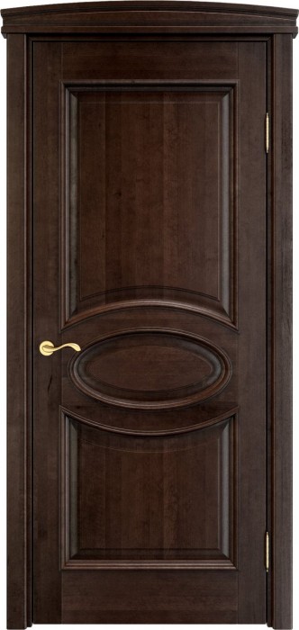 Двери в интерьере - Дверь Итальянская Легенда массив ольхи ОЛ26 орех 15%, глухая