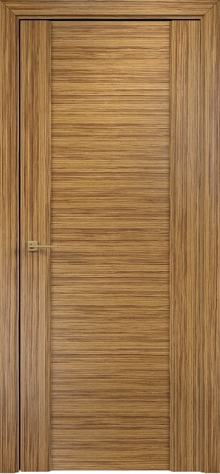 Двери в интерьере - Дверь Оникс Престиж зебрано, глухая