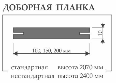Добор "Т" ViLARIO шпон ольхи 100*10*2070 мм
