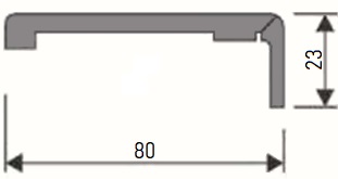 Наличник Т №К2 80*23*2200 мм