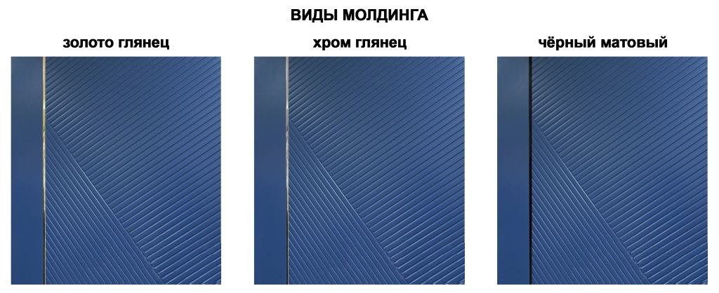 Варианты молдинга