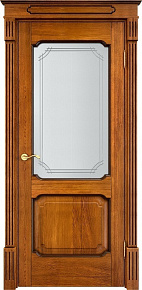 Недавно просмотренные - Дверь ПМЦ массив дуба Д7 медовый с патиной орех, стекло 7-3
