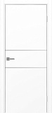 Дверь Эко 203 белый снежный молдинг SC, кромка ABS, глухая