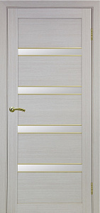 Недавно просмотренные - Дверь Эко 505.12 АПС дуб беленый молдинг SG, lacobel белый