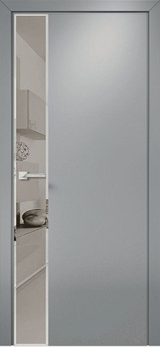 Дверь Оникс Сеул эмаль RAL 7040, глухая