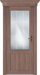 Схожие товары - Дверь Статус CLASSIC 521 дуб капуччино, стекло сатинато с алмазной гравировкой английская решетка