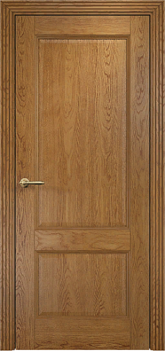 Дверь Оникс Италия 2 дуб золотистый, глухая