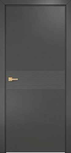 Дверь Оникс Концепт №19 PVC серый, глухая