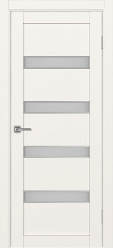 Дверь Эко 505.12 АПС бежевый молдинг SC, сатинат