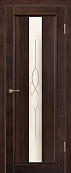 Схожие товары - Дверь Вилейка массив ольхи Версаль венге, стекло матовое