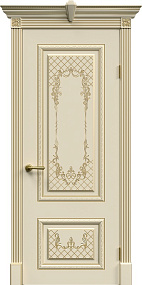 Недавно просмотренные - Дверь ИУ Эмаль Классика Версаль эмаль слоновая кость патина белое золото, глухая