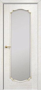 Недавно просмотренные - Дверь Оникс Венеция 2 эмаль белая патина золото, сатинат