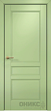 Дверь Оникс Италия 3 эмаль фисташковая, глухая