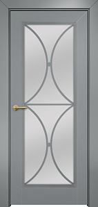 Недавно просмотренные - Дверь Оникс Шанель 1 фрезерованная эмаль RAL 7040, сатинато с решеткой