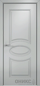 Недавно просмотренные - Дверь Оникс Эллипс фрезерованная эмаль RAL 7038, глухая
