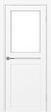 Дверь Эко 520.221 белый снежный, lacobel белый