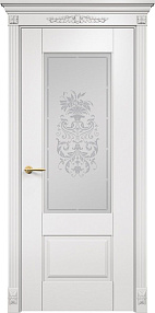Недавно просмотренные - Дверь Оникс Марсель фрезерованная эмаль белая, сатинат пескоструй 20