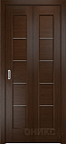 Дверь-книжка Оникс Техно венге, глухая
