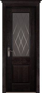 Недавно просмотренные - Дверь Ока массив дуба DSW сращенные ламели Классик №5 венге, стекло графит с фрезеровкой