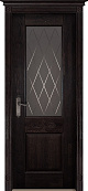 Схожие товары - Дверь Ока массив дуба DSW сращенные ламели Классик №5 венге, стекло графит с фрезеровкой