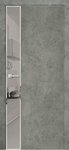 Дверь Оникс Сеул бетон светлый, глухая