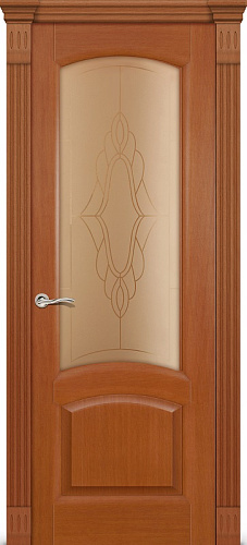 Дверь Ситидорс  Александрит темный анегри, остекленная