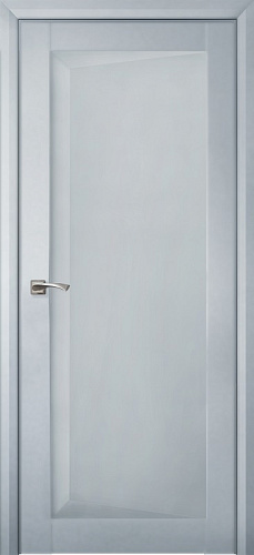 Дверь ДР Perfecto экошпон 105 Barhat Light Grey, глухая