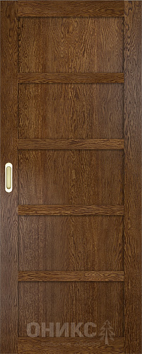 Перегородка Оникс №4 каштан, глухая