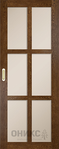 Перегородка Оникс №5 каштан, сатинат бронза