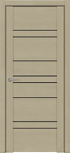 Недавно просмотренные - Дверь ДР экошпон UniLine Soft touch 30032 софт кремовый, стекло черное