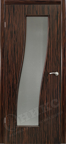 Дверь Оникс Каскад эбен, сатинат