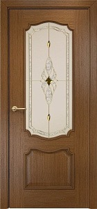 Недавно просмотренные - Дверь Оникс Венеция орех, стекло "Витраж Бевелс"