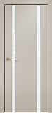 Дверь Оникс Престиж 2 эмаль латте, триплекс белый
