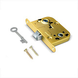 Замок сантехнический для финской двери золото