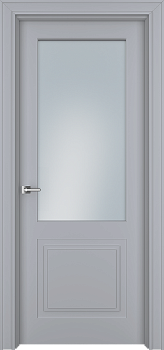 Дверь Псп2с эмаль RAL 7047, сатинат