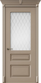 Недавно просмотренные - Дверь Трио эмаль RAL 1019, сатинат Кристалл
