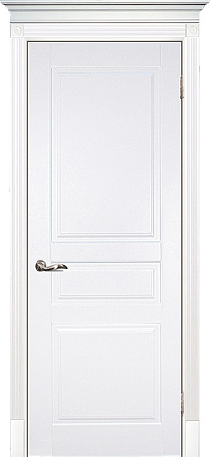 Дверь Текона эмаль Smalta 01 белый RAL 9003, глухая